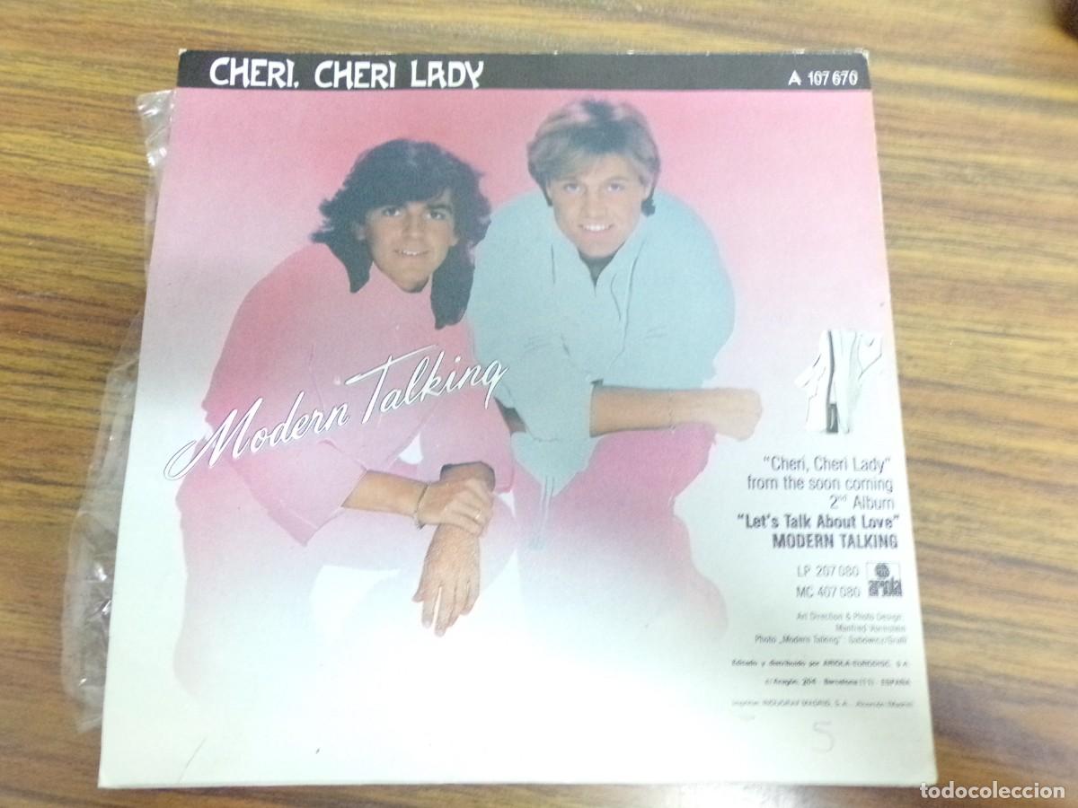Discos de vinilo: ESTAMOS LIQUIDANDO. disco vinilo, Modern talking - cheri, cheri lady - Foto 4