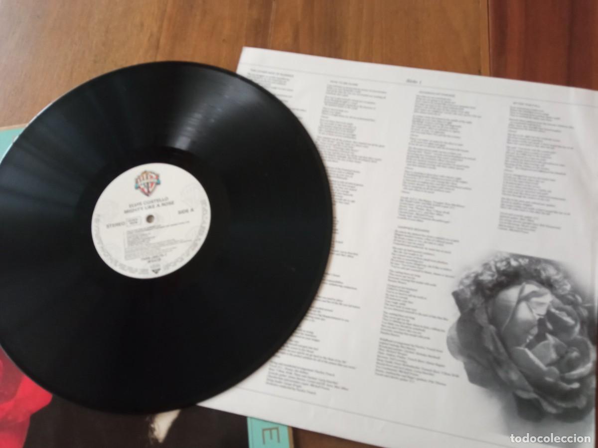 Discos de vinilo: ELVIS COSTELLO. MIGHTY LIKE A ROSE. DISCO LP. - Foto 3
