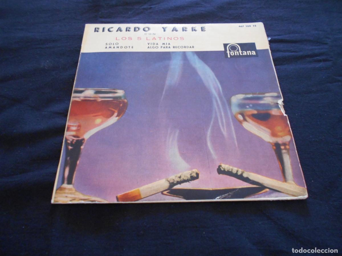 Discos de vinilo: RICARDO YARKE CON LOS 5 LATINOS - Foto 1