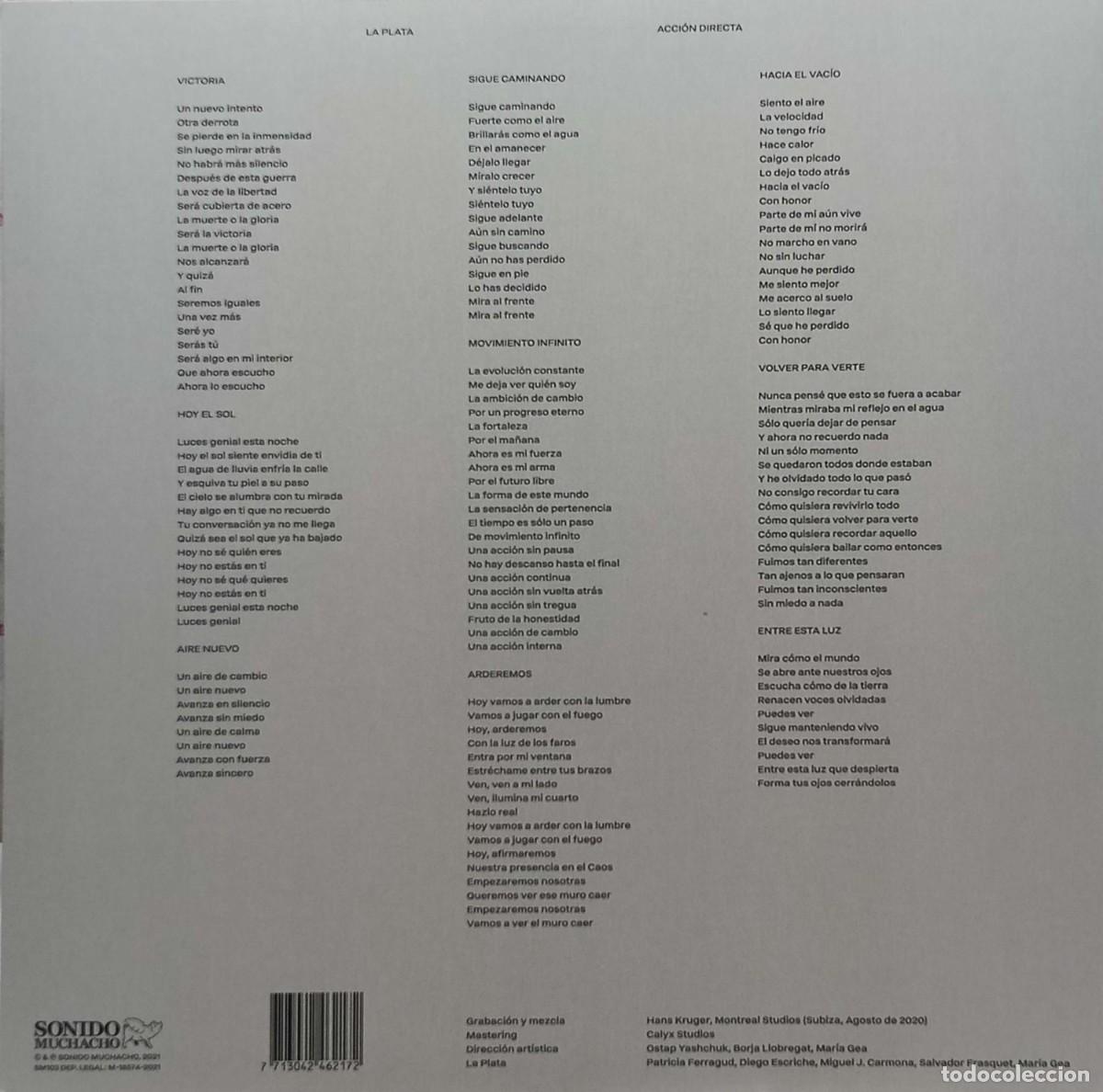 Discos de vinilo: La Plata &lrm;&ndash; Acci&oacute;n Directa - Foto 2