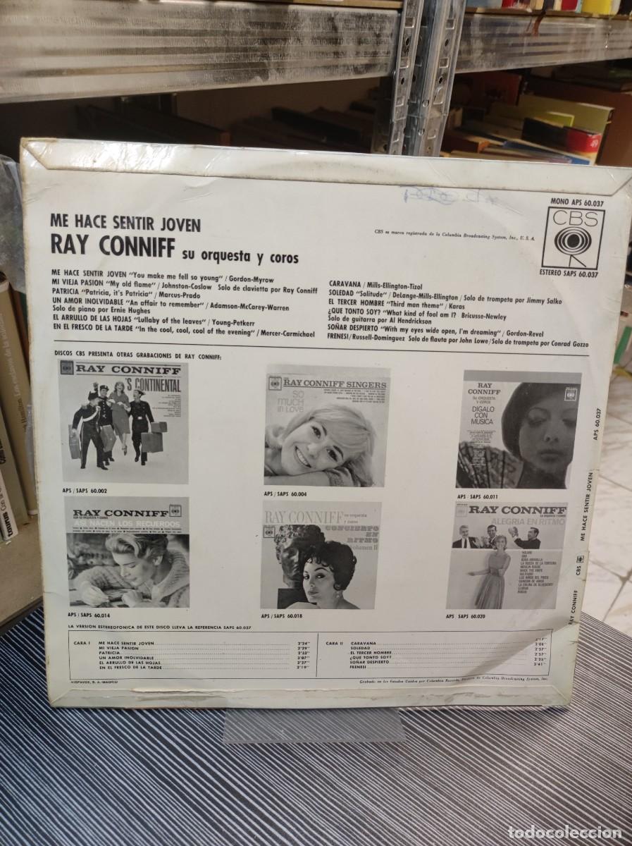 Discos de vinilo: Ray Conniff Su Orquesta Y Coros &ndash; Me Hace Sentir Joven - Foto 2