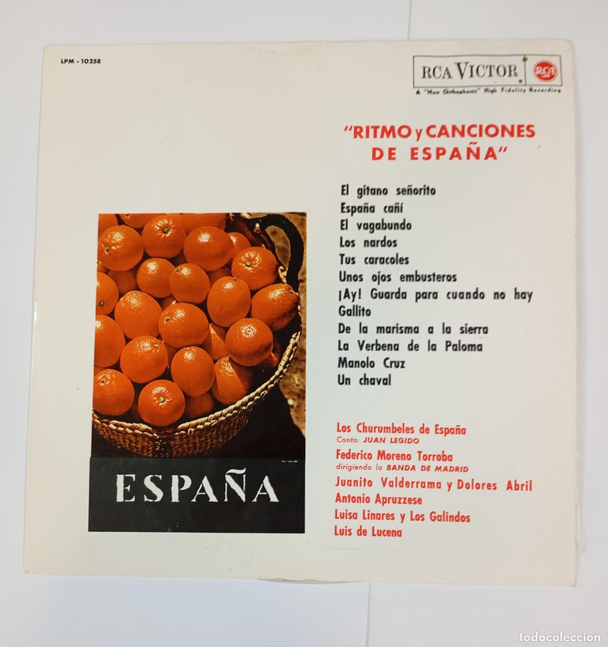 Discos de vinilo: RITMO Y CANCIONES DE ESPA&Ntilde;A. LP TDKDA66 - Foto 1
