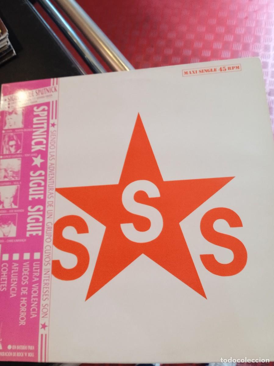 Discos de vinilo: SIGUE SIGUE SPUTNIK- COHETE ROBOT DE AMOR. MAXISINGLE. - Foto 1