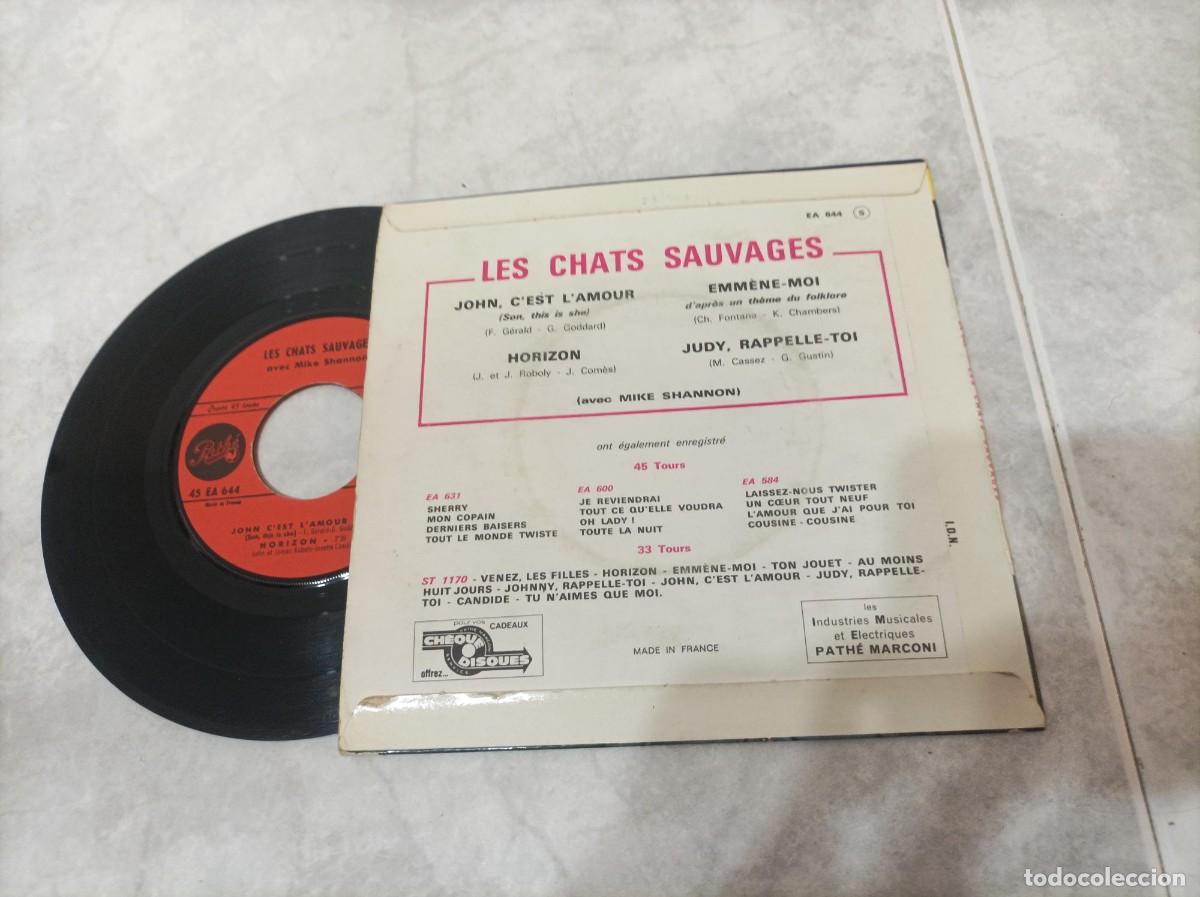 Discos de vinilo: Les chats sauvages ep original - Foto 2