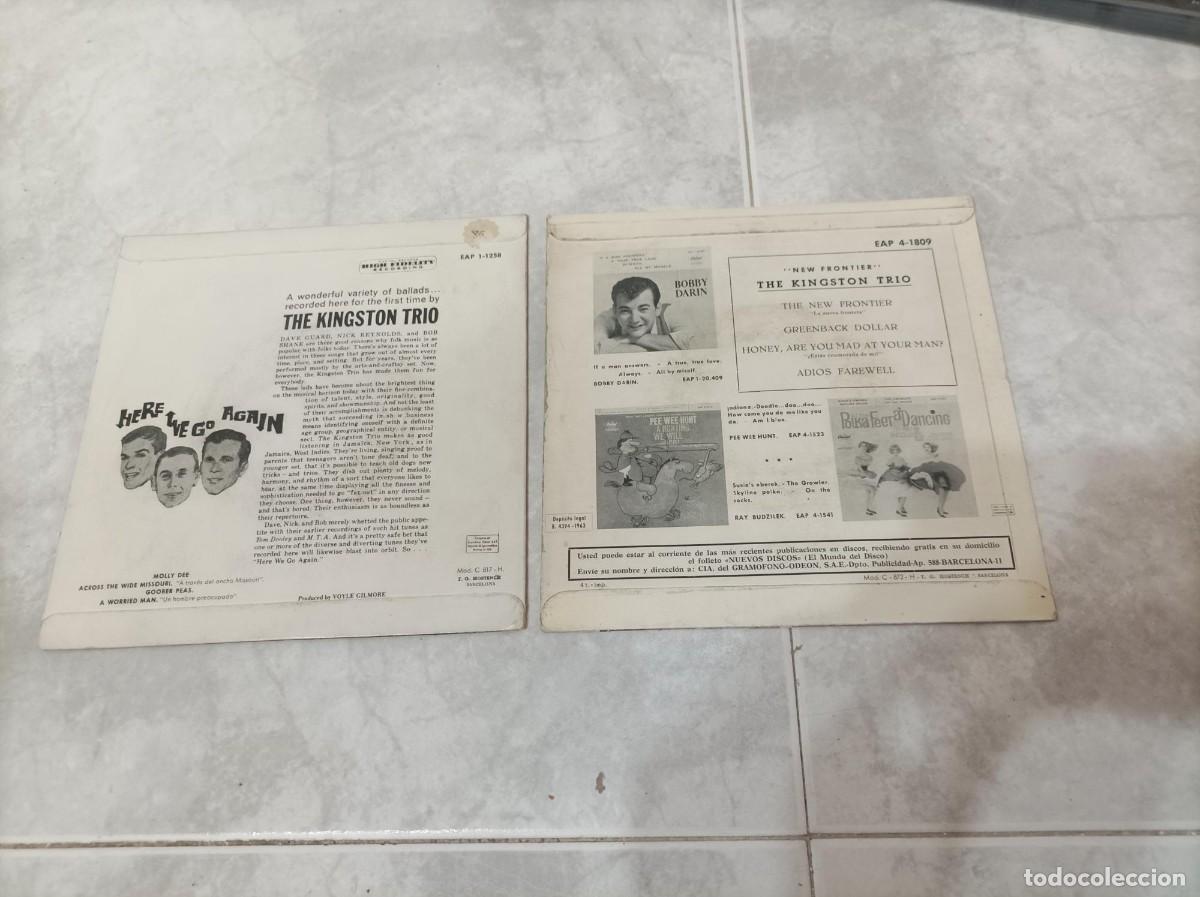Discos de vinilo: The Kingston trio lote 2 eps - Foto 2