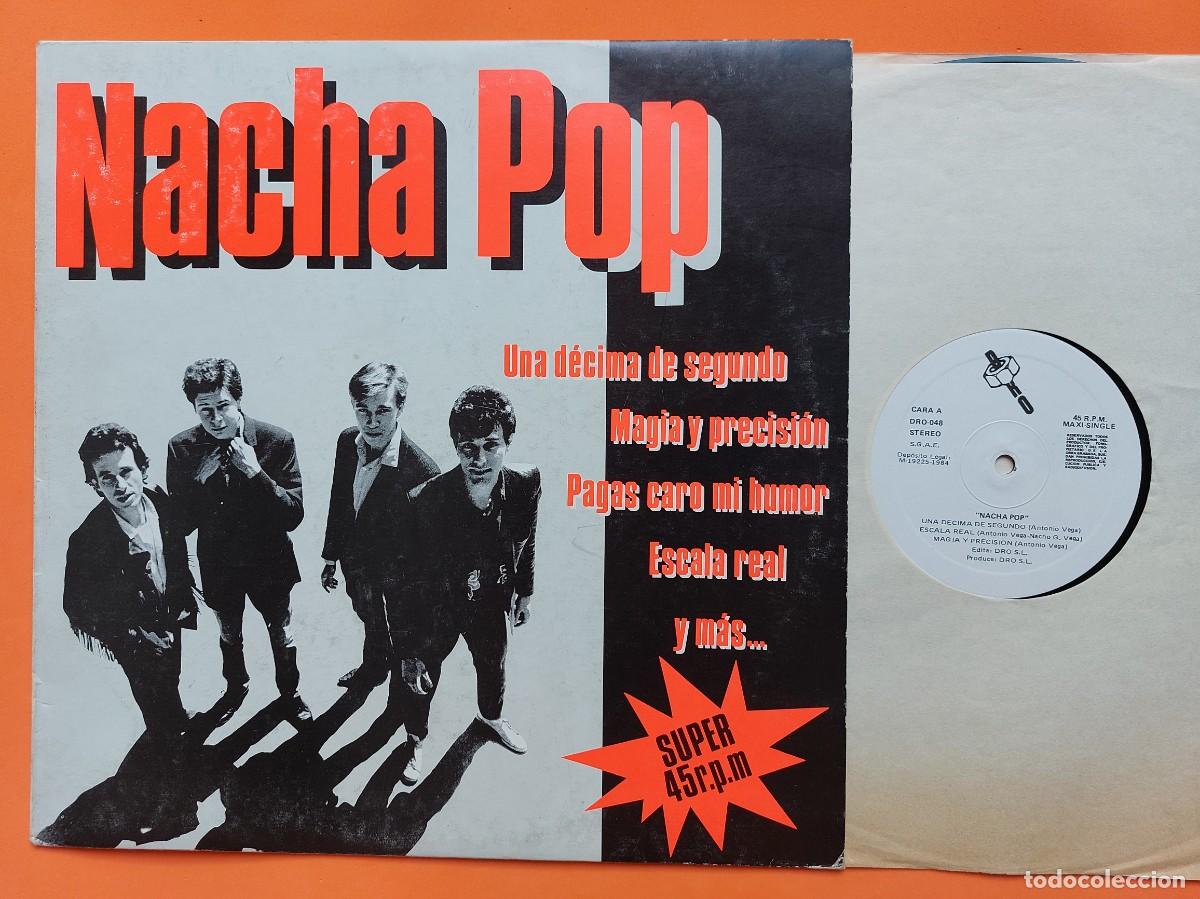 Discos de vinilo: NACHA POP - MAXI Spain * MINT * UNA D&Eacute;CIMA DE SEGUNDO - Foto 1
