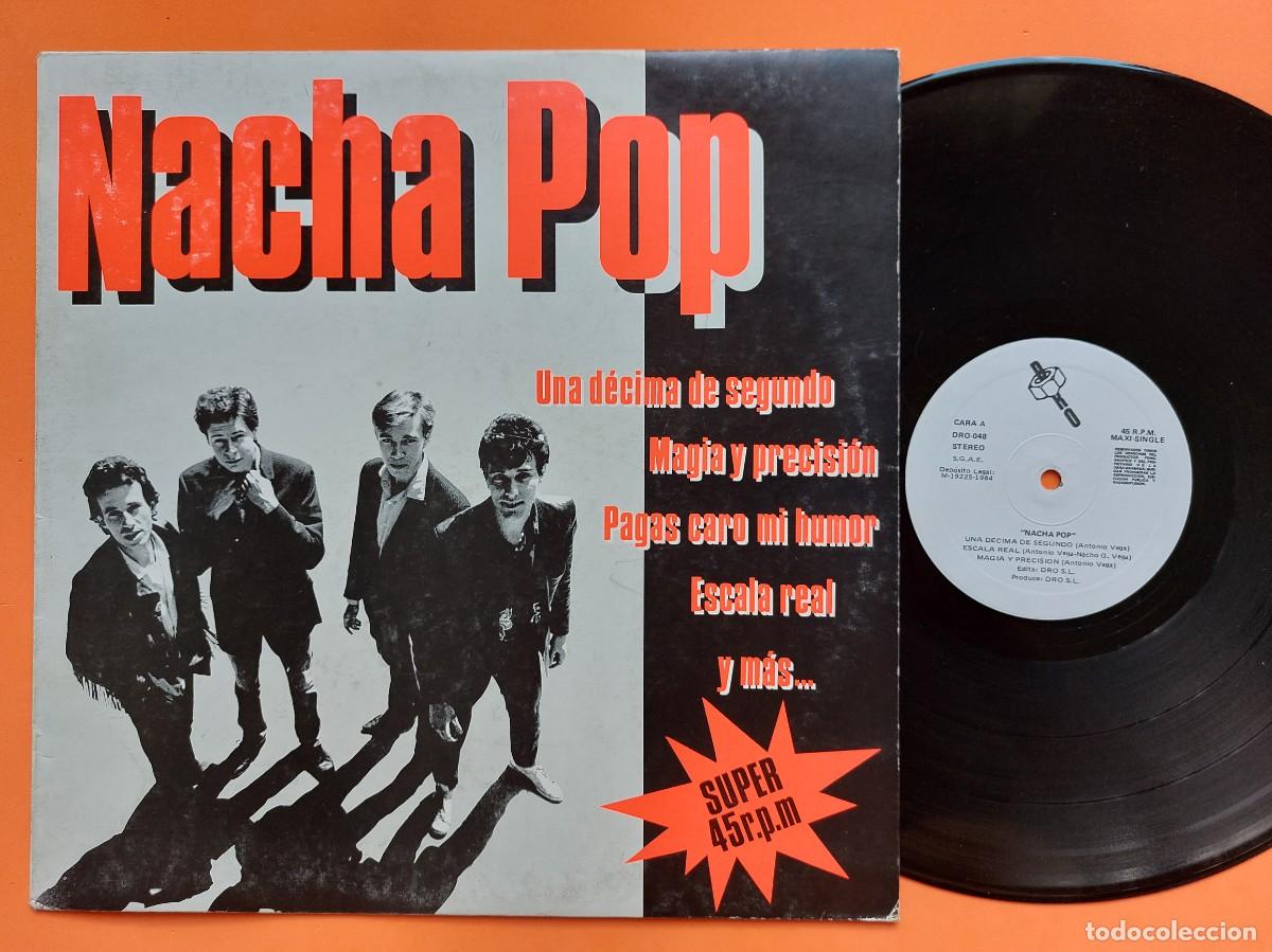 Discos de vinilo: NACHA POP - MAXI Spain * MINT * UNA D&Eacute;CIMA DE SEGUNDO - Foto 2