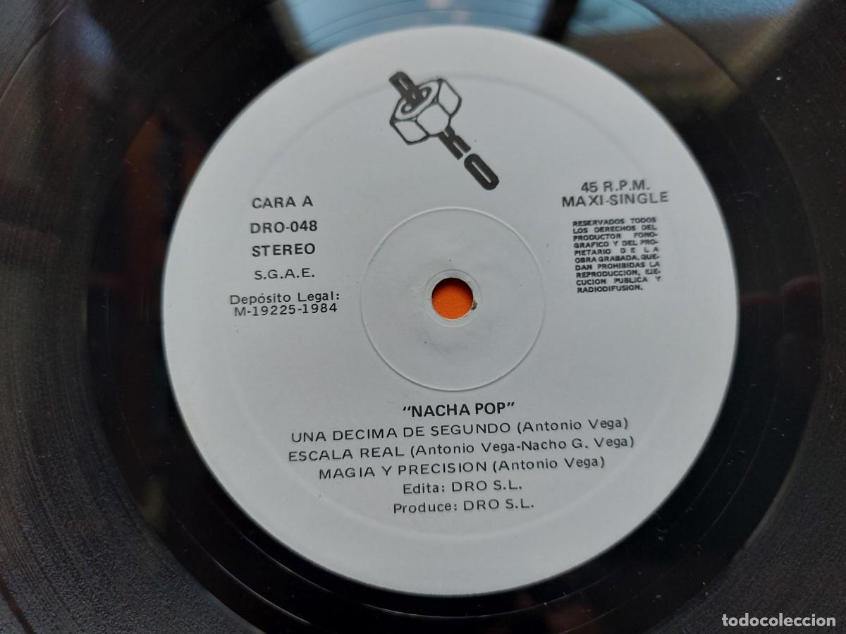 Discos de vinilo: NACHA POP - MAXI Spain * MINT * UNA D&Eacute;CIMA DE SEGUNDO - Foto 4