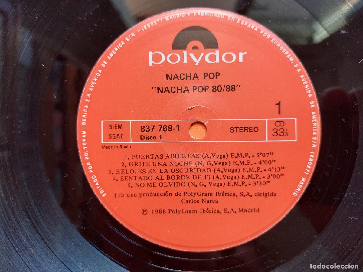 Discos de vinilo: NACHA POP - DOBLE LP Spain * MINT * 80 88 - Foto 9