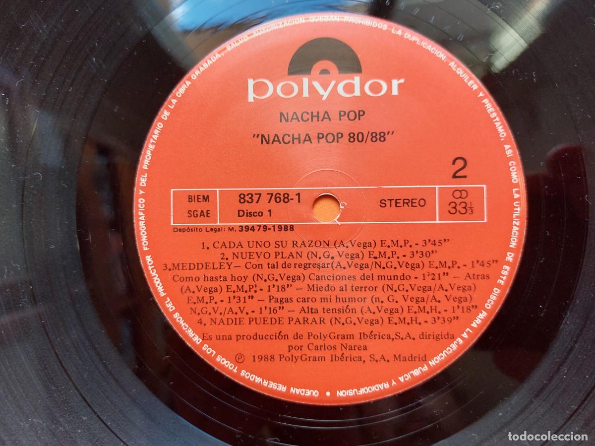 Discos de vinilo: NACHA POP - DOBLE LP Spain * MINT * 80 88 - Foto 10