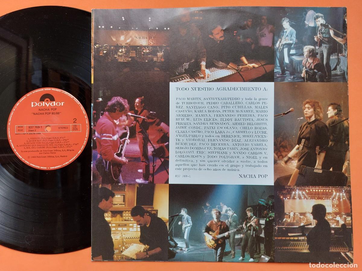 Discos de vinilo: NACHA POP - DOBLE LP Spain * MINT * 80 88 - Foto 12