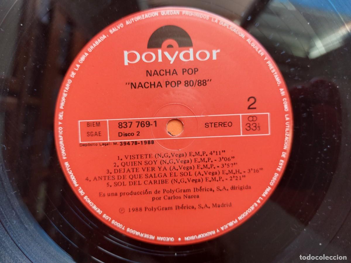 Discos de vinilo: NACHA POP - DOBLE LP Spain * MINT * 80 88 - Foto 14
