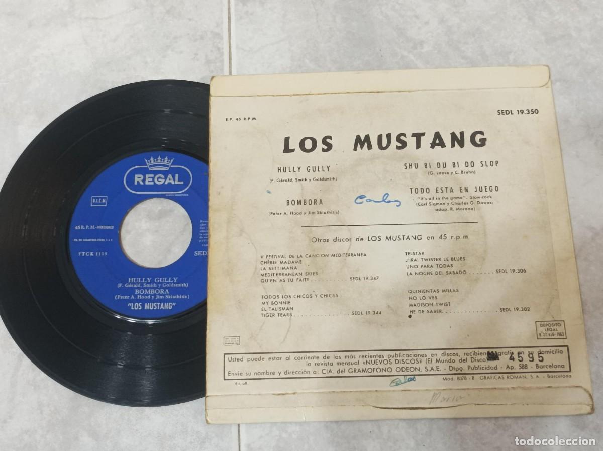 Discos de vinilo: Los Mustang ep muy raro - Foto 2