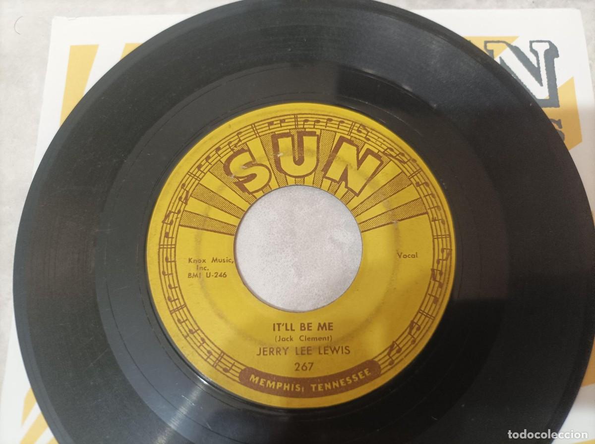 Discos de vinilo: Jerry Lee Lewis single originl Sun records - Foto 1