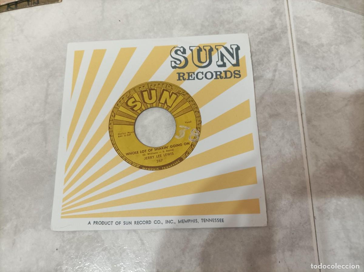 Discos de vinilo: Jerry Lee Lewis single originl Sun records - Foto 3