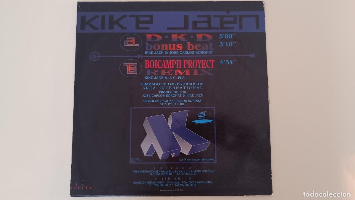 Discos de vinilo: Kike Ja&eacute;n &ndash; D.K.D. / Boicamph Remix - Foto 2