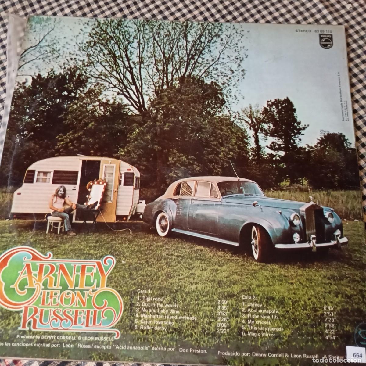 Discos de vinilo: LP CARNEY LEON RUSSELL - Foto 2
