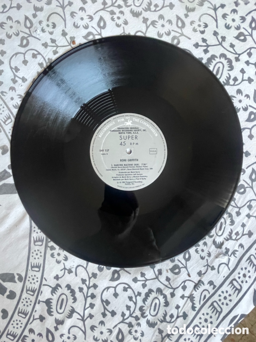 Discos de vinilo: RONI GRIFFITH - Dancing Machine / Maxi-single - Foto 8