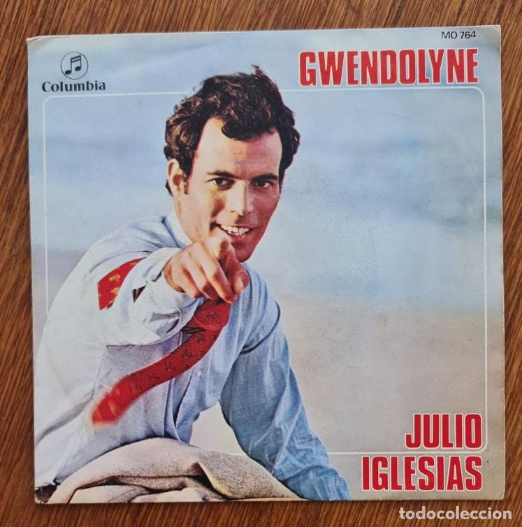 Discos de vinilo: Single Julio Iglesias Gwendolyne - Foto 1