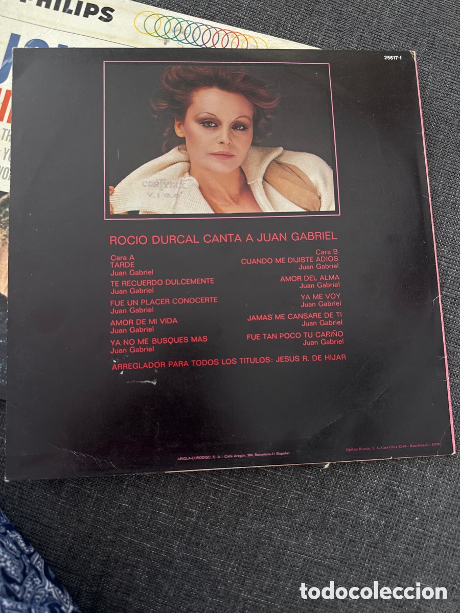 Discos de vinilo: Roc&iacute;o D&uacute;rcal canta a Juan Gabriel - Foto 2