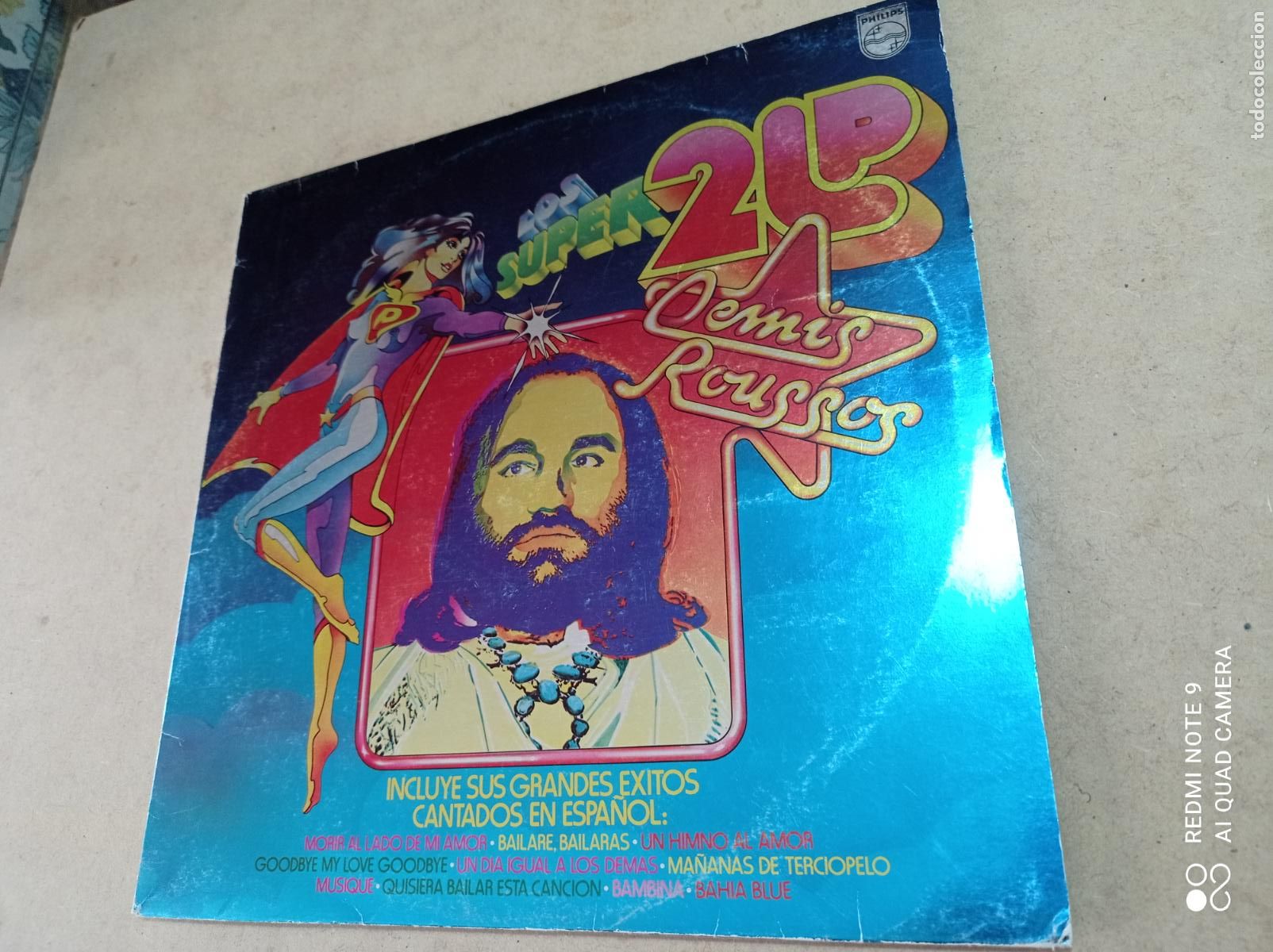Discos de vinilo: DEMIS ROUSSOS. LOS SUPER 2 LP. PHILIPS. 1977. - Foto 1