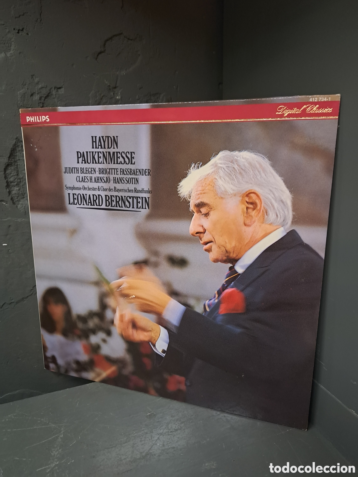 Discos de vinilo: Haydn Paukenmesse. / Leonard Bernstein - Foto 1