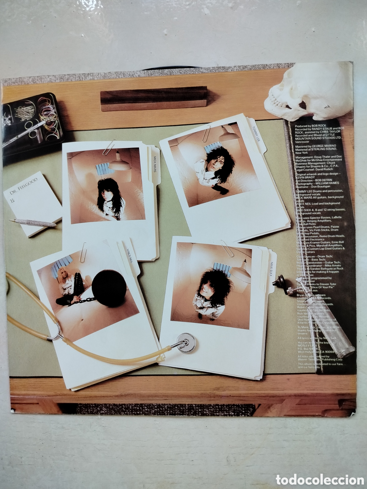 Discos de vinilo: M&ouml;tley Cr&uuml;e LP Dr.Feelgood - Foto 3
