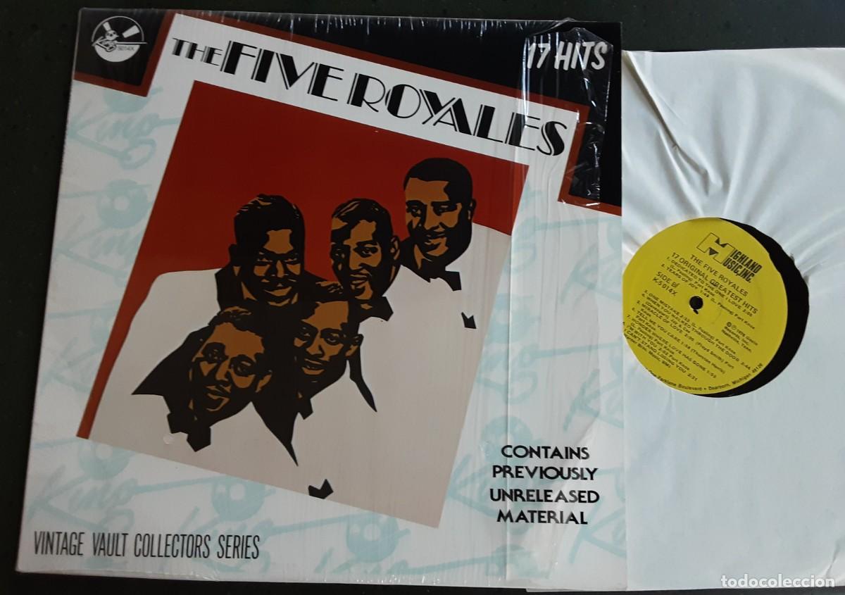 Discos de vinilo: Lp. THE FIVE ROYALES: 17 HITS - Foto 1