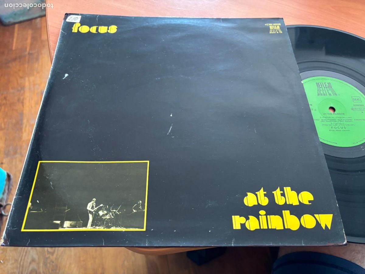 Discos de vinilo: FOCUS (AT THE RAINBOW) LP ESPA&Ntilde;A 1978 (B-54) - Foto 1