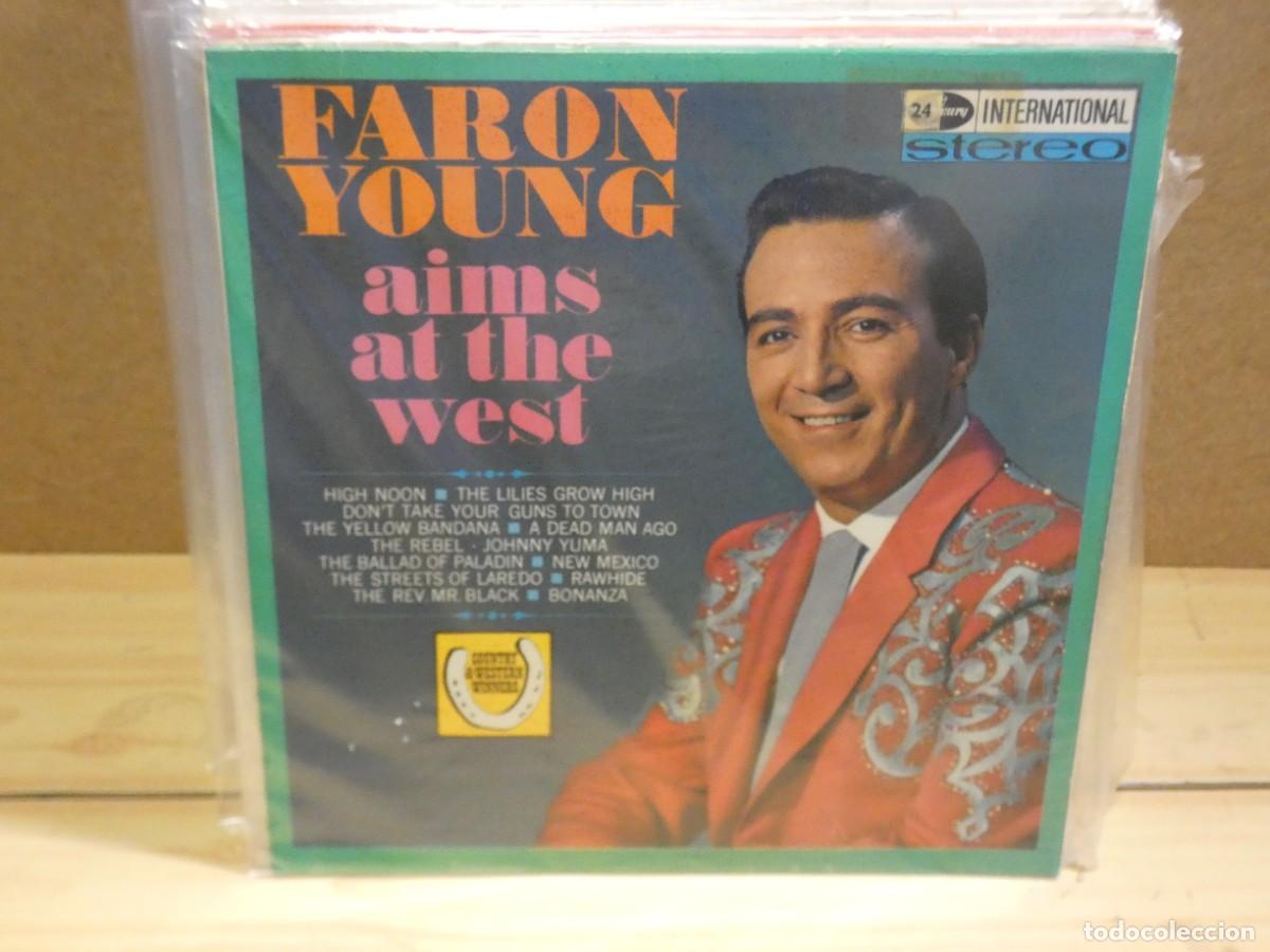 Dischi in vinile: ARKANSAS1980 PACC537 VINILO BUEN ESTADO FARON YOUNG AIMS AT THE WEST