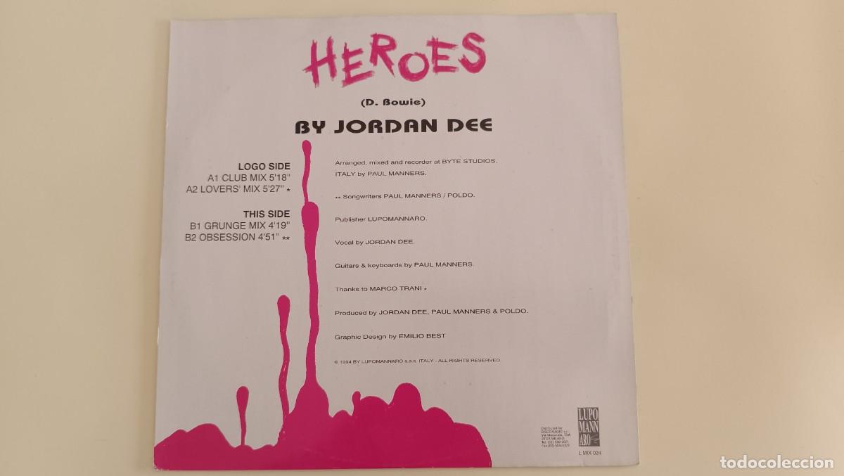 Discos de vinilo: Jordan Dee &ndash; Heroes .......... - Foto 2