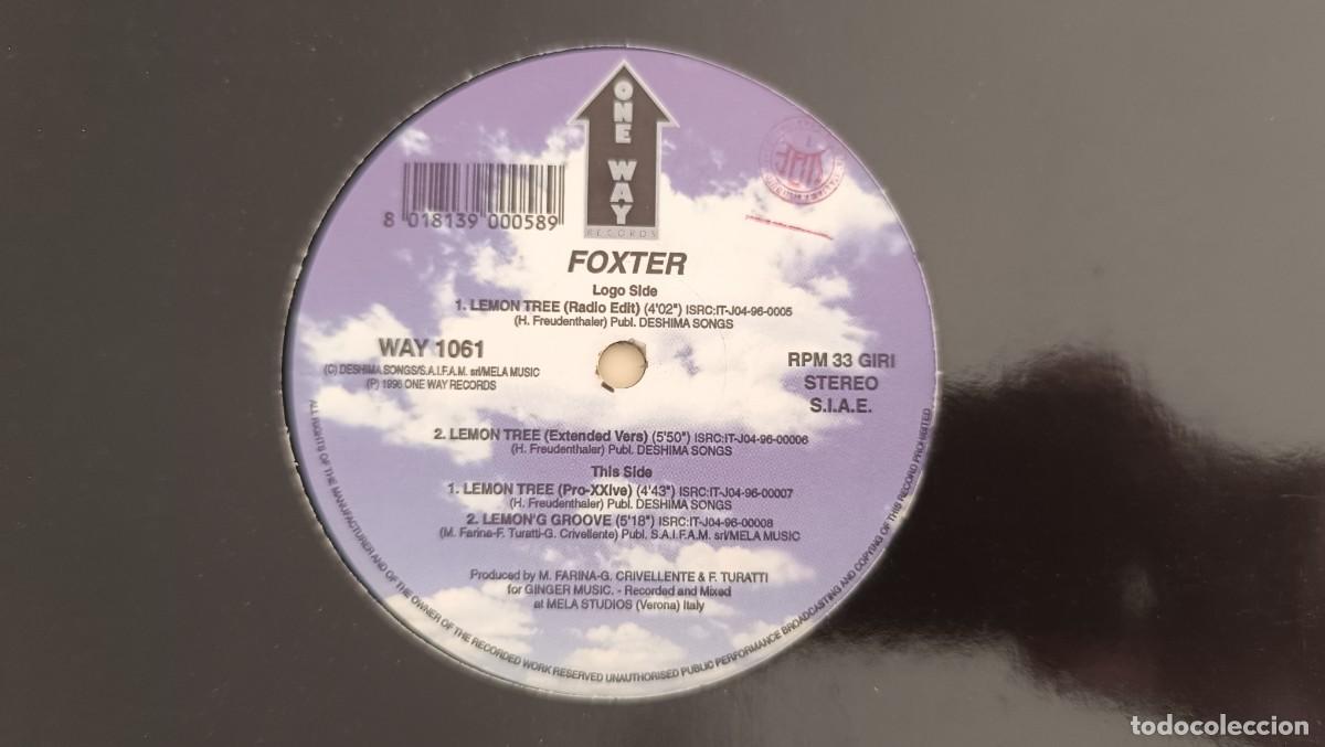 Discos de vinilo: Foxter &ndash; Lemon Tree .............. - Foto 1