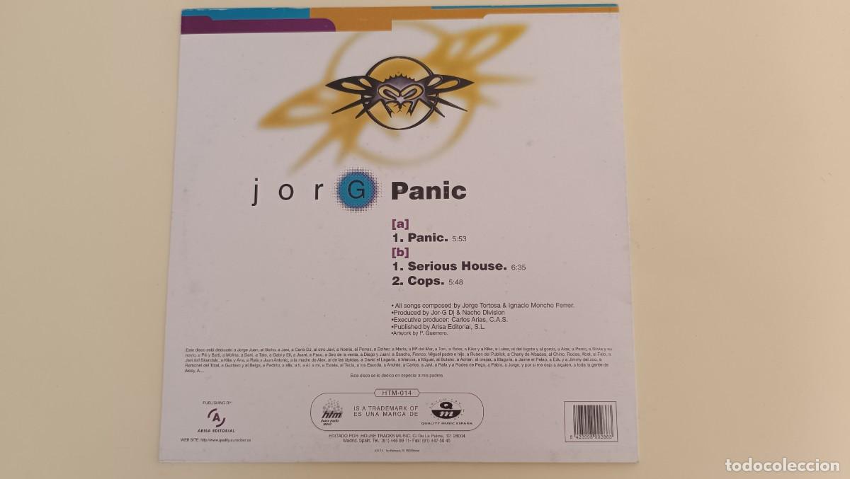 Discos de vinilo: Jor-G &lrm;&ndash; Panic .............. - Foto 2