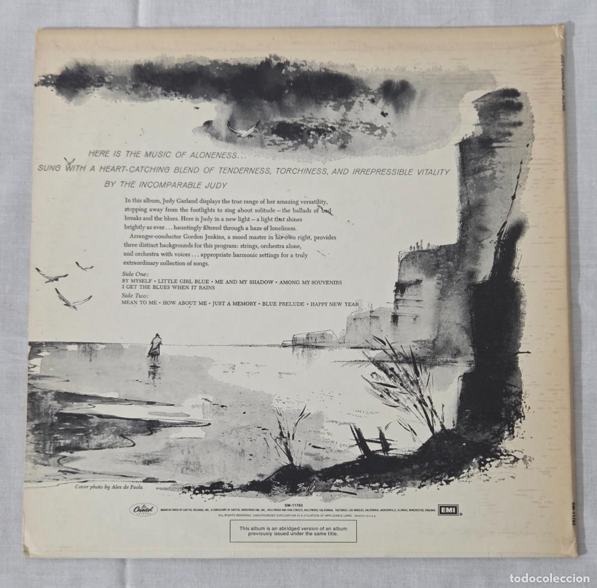 Discos de vinilo: LP Vinilo Judy Garland, Alone - Foto 3