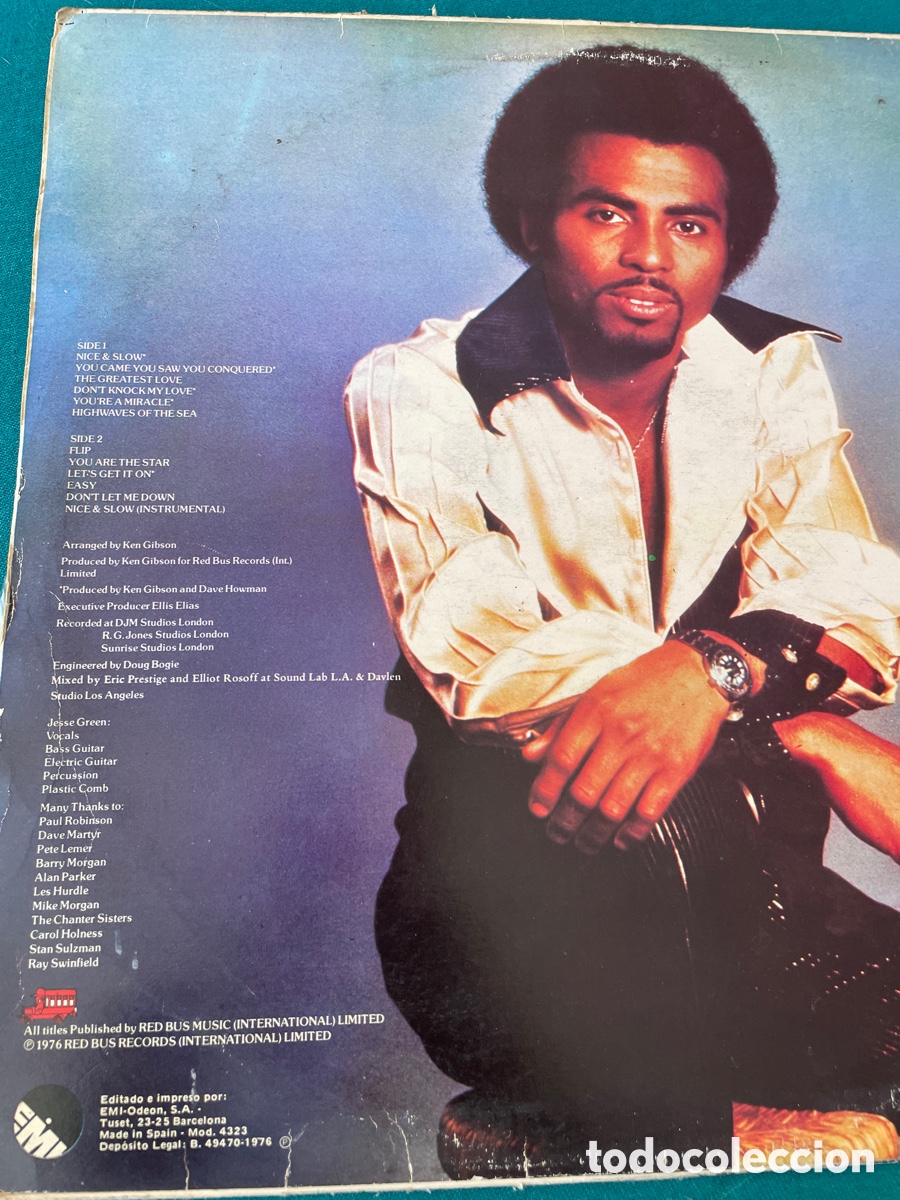 Discos de vinilo: nice and slow jesse green vinilo 1976 - Foto 3