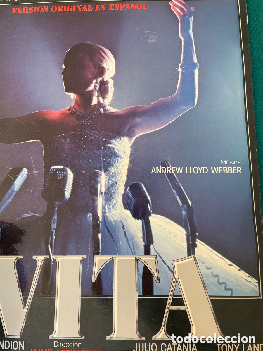 Discos de vinilo: Evita version original en Espa&ntilde;ol vinilo 1980 - Foto 3