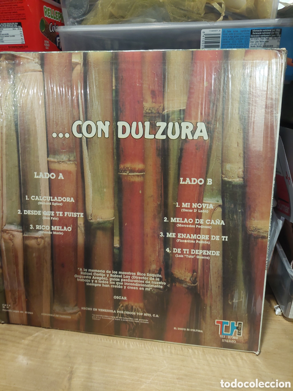 Discos de vinilo: LP OSCAR LE&Oacute;N DULZURA - Foto 2