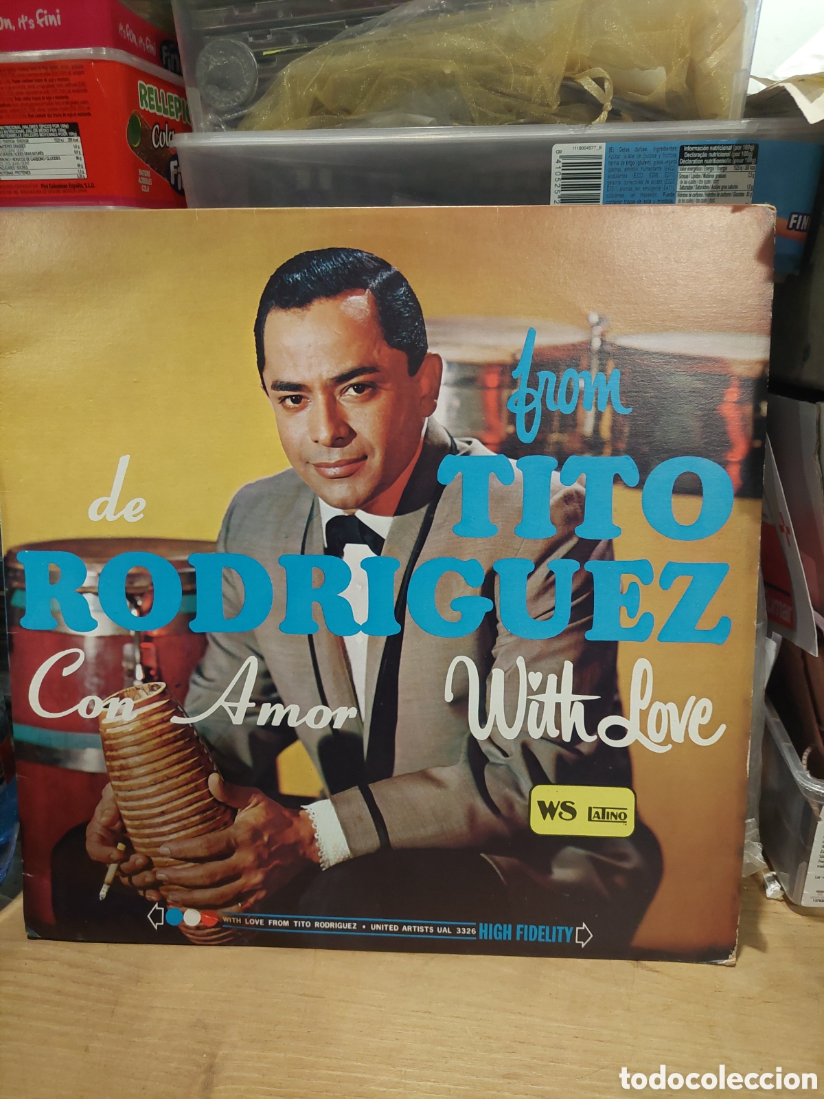Discos de vinilo: LP TITO RODR&Iacute;GUEZ CON AMOR WITH LIVE - Foto 1