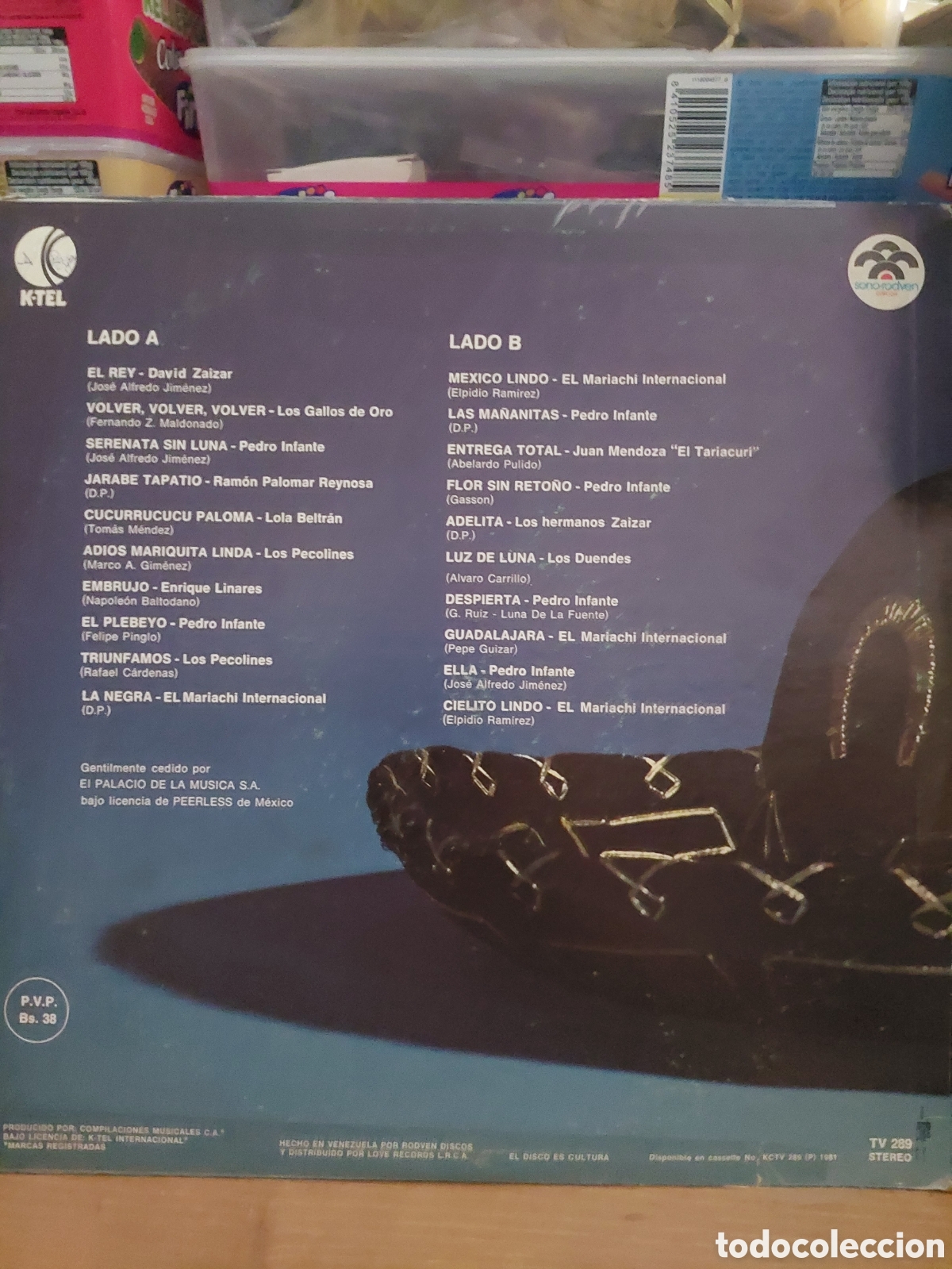 Discos de vinilo: LO SERENARAS RANCHERAS 20 &Eacute;XITOS - Foto 2
