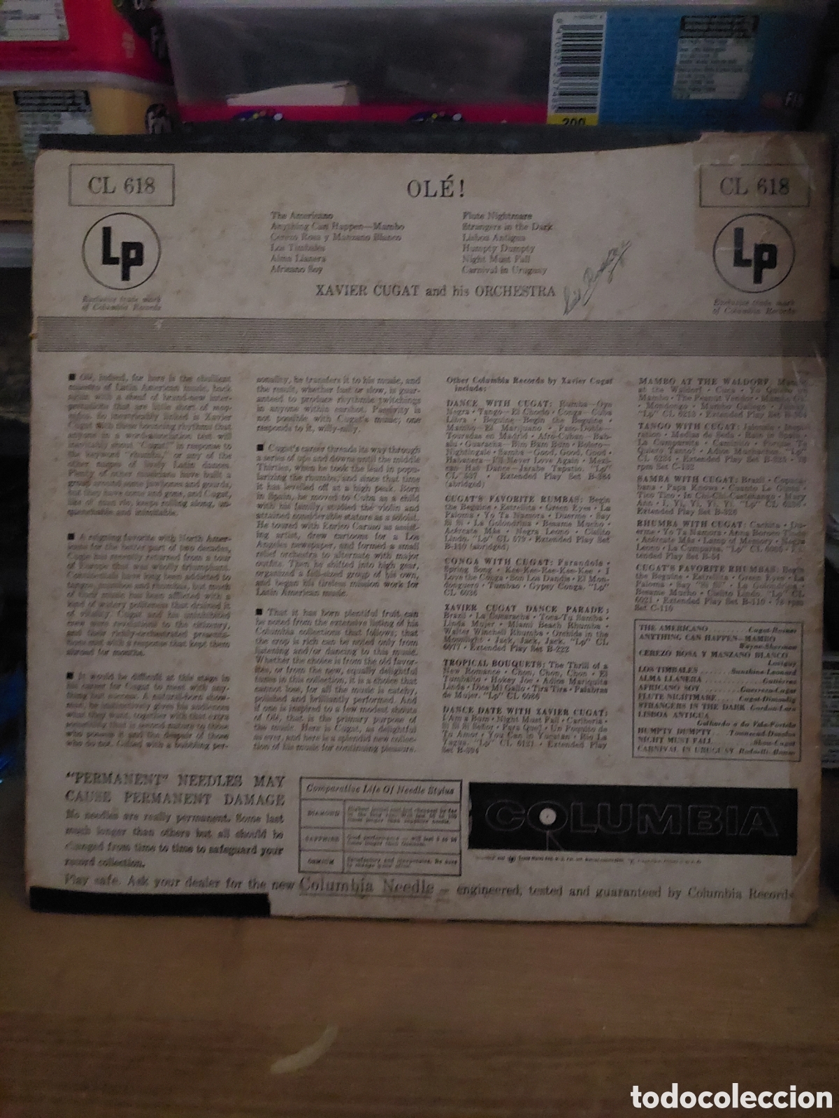 Discos de vinilo: LO OLE XAVIER CUGAT ORQUESTA - Foto 2