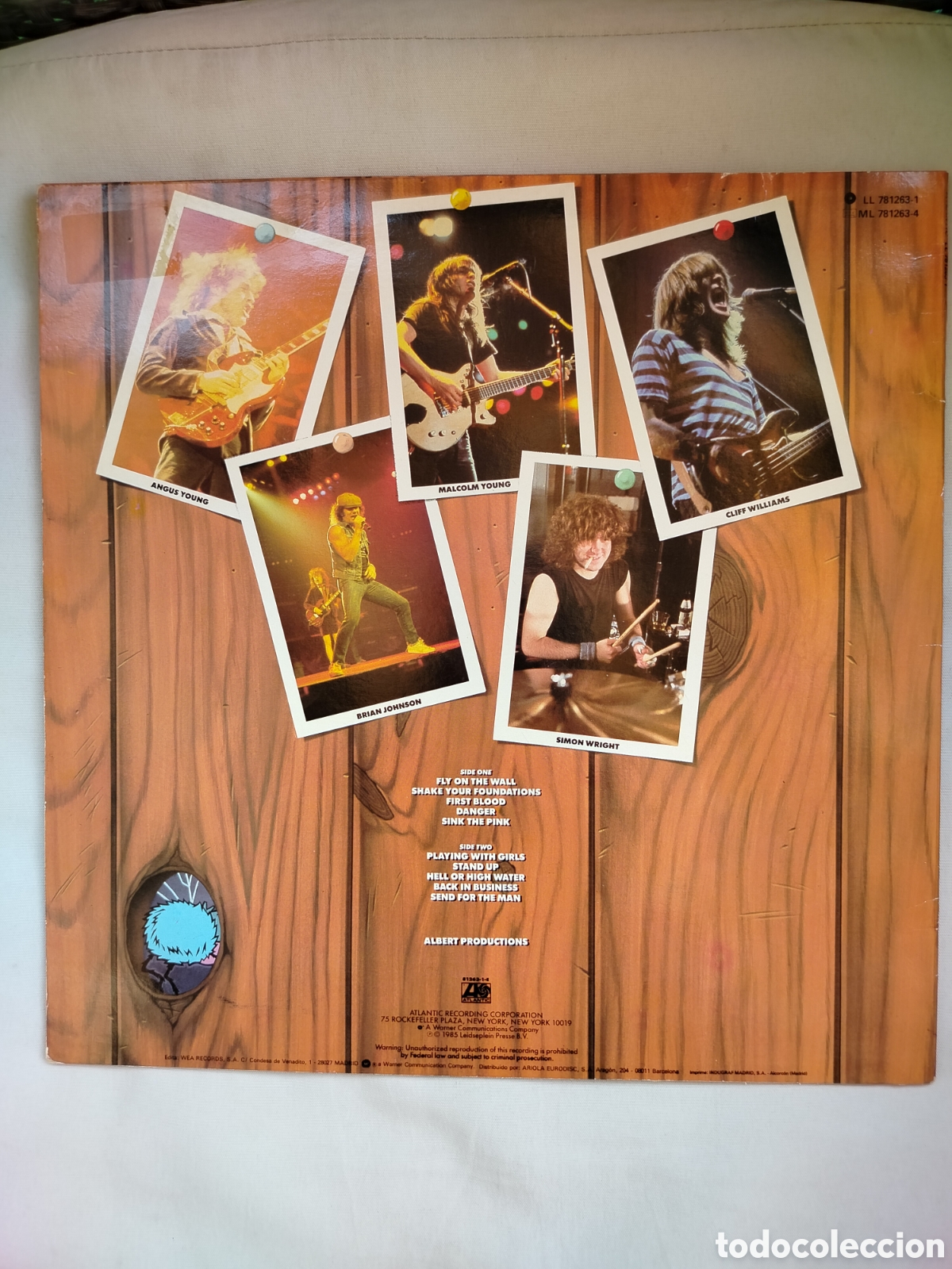 Discos de vinilo: AC/DC LP Fly On The Wall - Foto 2