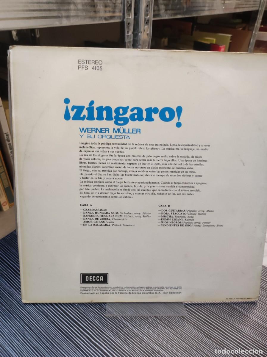 Discos de vinilo: Werner M&uuml;ller y Su Orquesta &ndash; &iexcl;Z&iacute;ngaro! - Foto 2