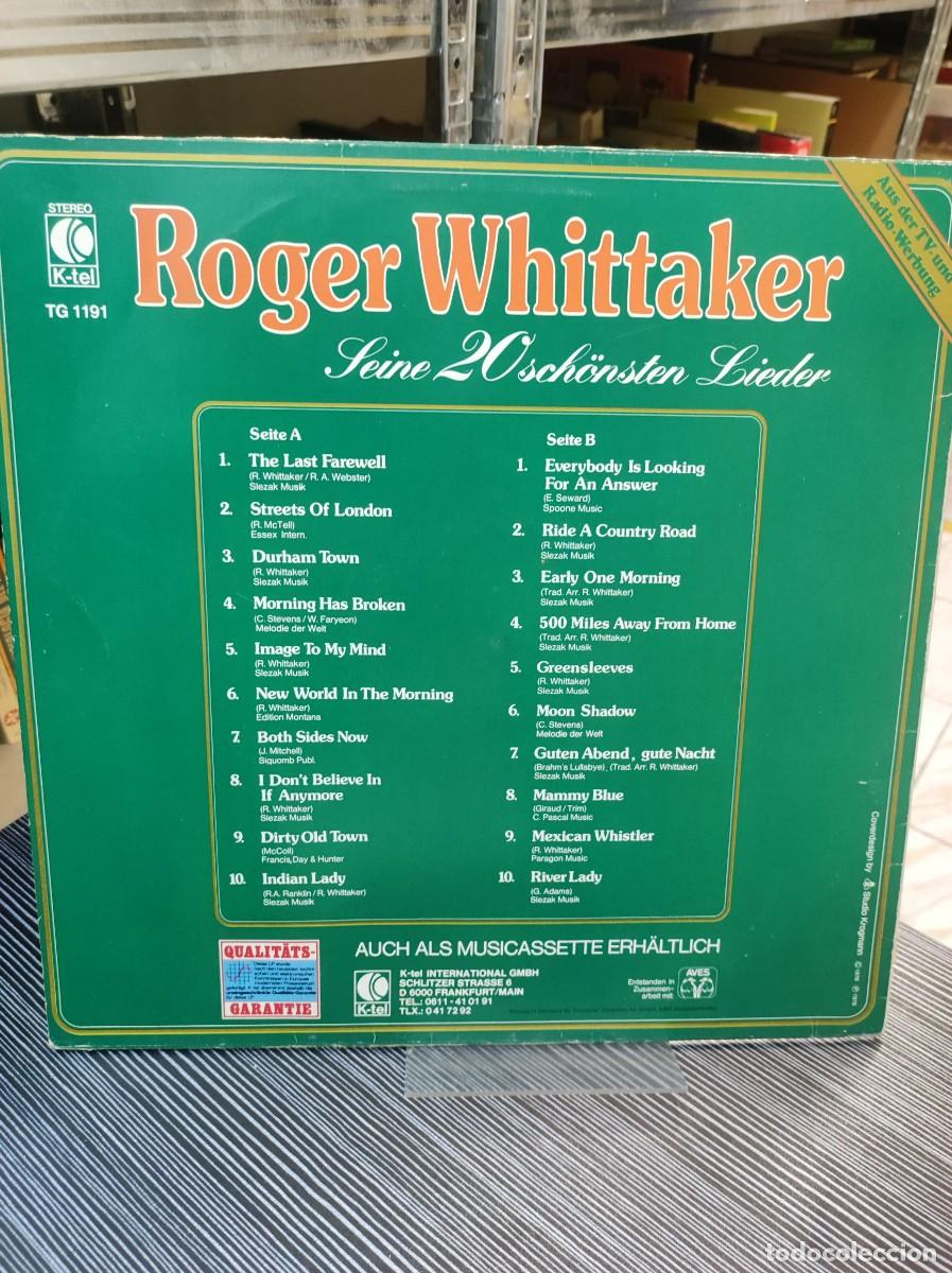 Discos de vinilo: Roger Whittaker &ndash; Seine 20 Sch&ouml;nsten Lieder - Foto 2