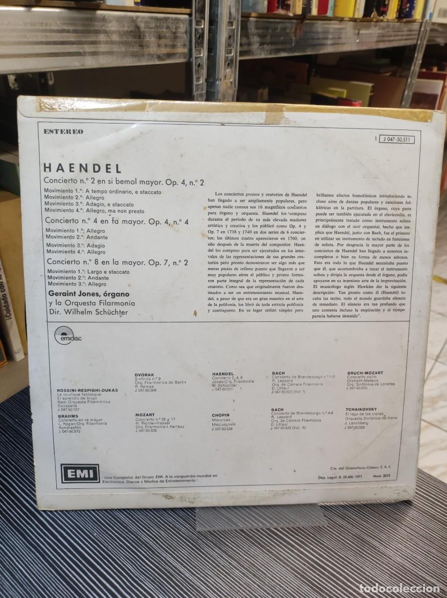 Discos de vinilo: H&auml;ndel &ndash; Orgelkonzerte - Foto 2