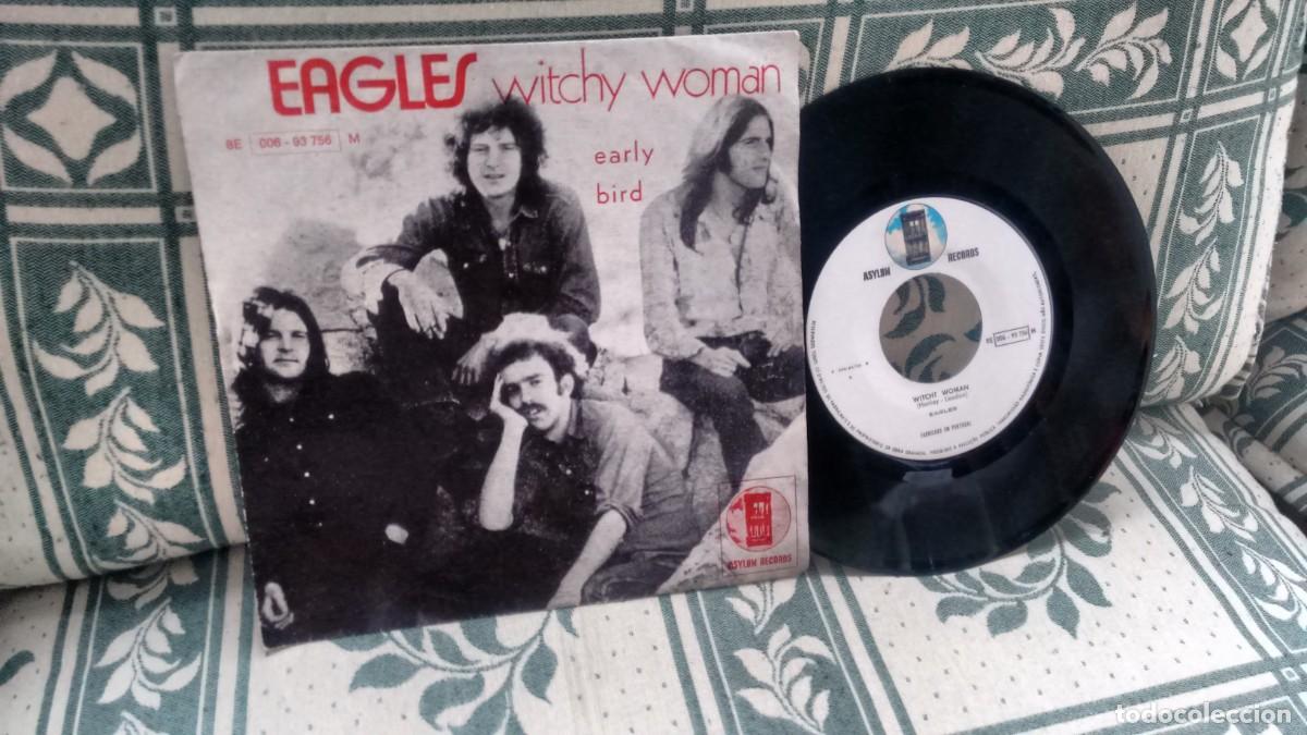 Discos de vinilo: Single ( vinilo) de EAGLES a&ntilde;os 70 - Foto 1