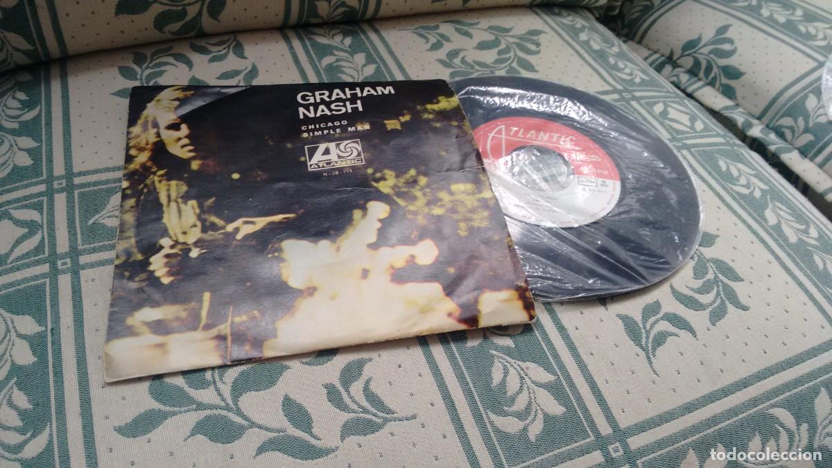 Discos de vinilo: Single ( vinilo) de GRAHAM NASH a&ntilde;os 70 - Foto 1