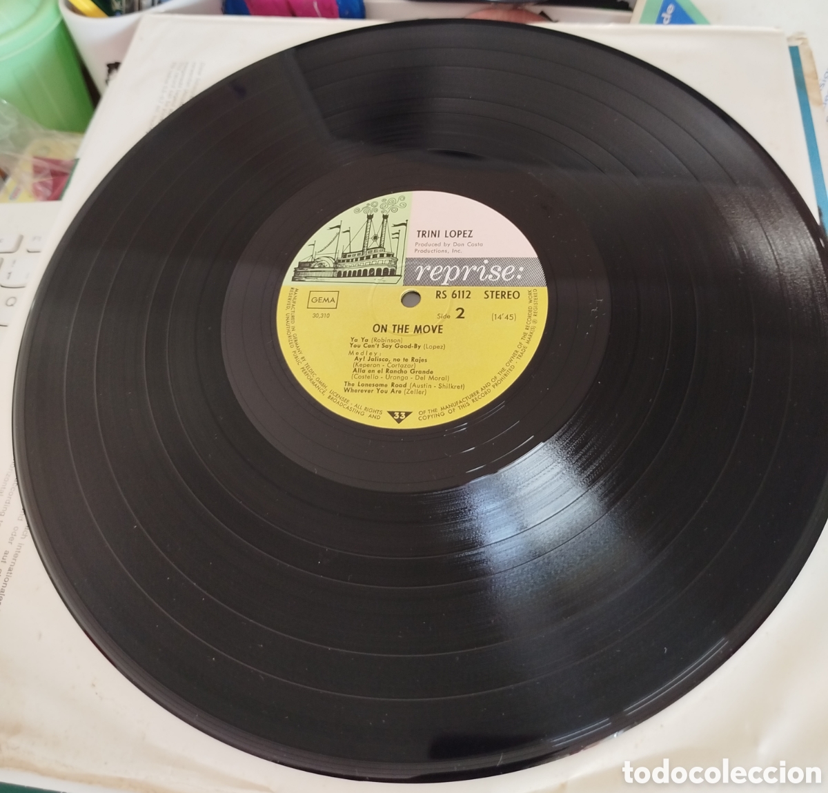 Discos de vinilo: Trini L&oacute;pez - On the move - Foto 3