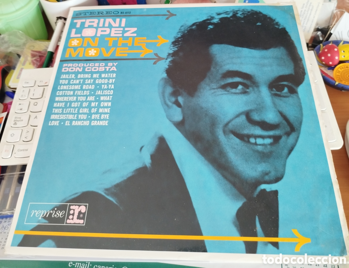 Discos de vinilo: Trini L&oacute;pez - On the move - Foto 1