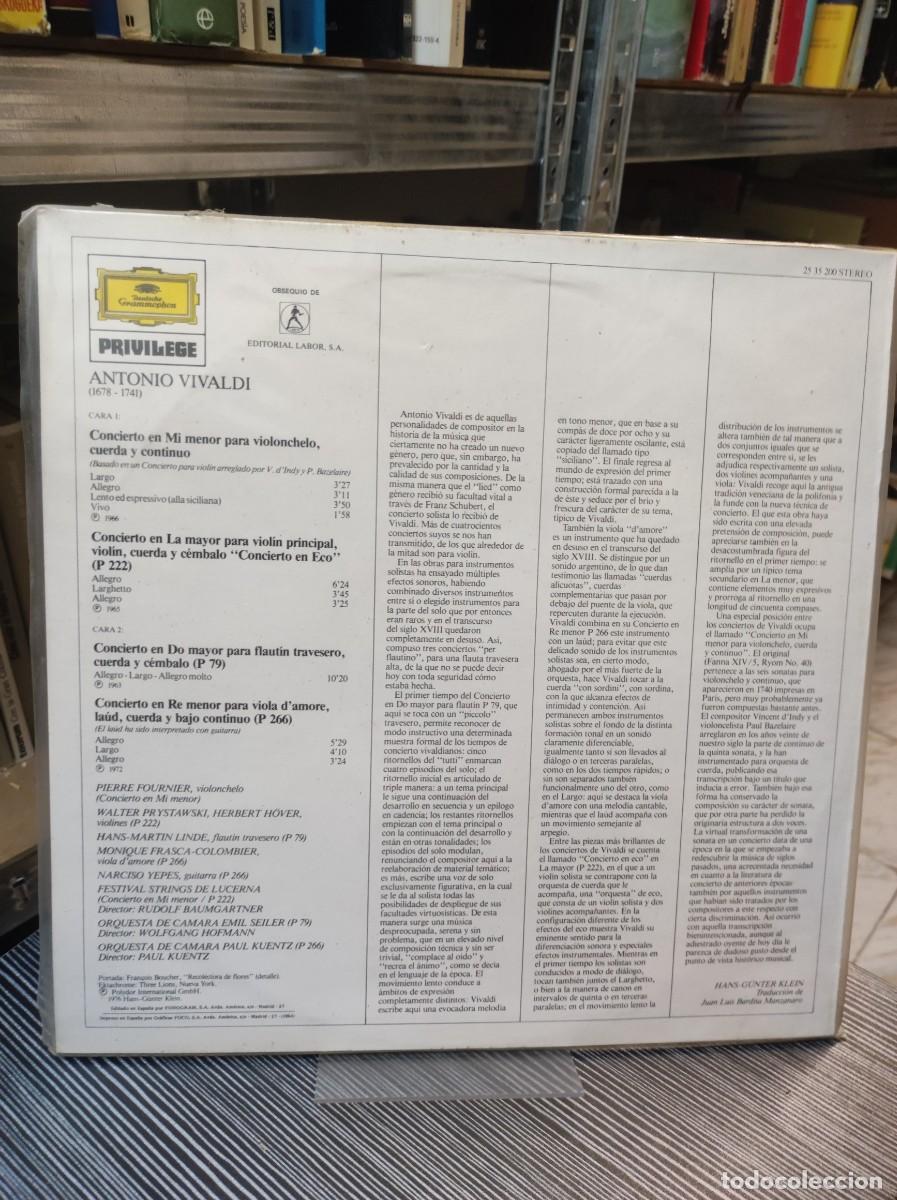 Discos de vinilo: Antonio Vivaldi &ndash; 4 Conciertos C&eacute;lebres - Foto 2