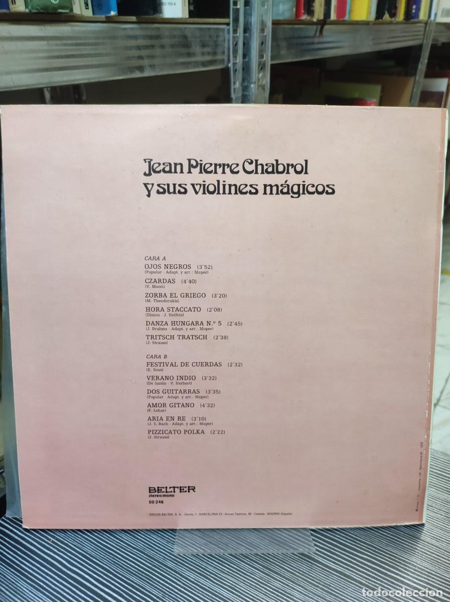 Discos de vinilo: Jean Pierre Chabrol &ndash; Y Sus Violines M&aacute;gicos - Foto 2